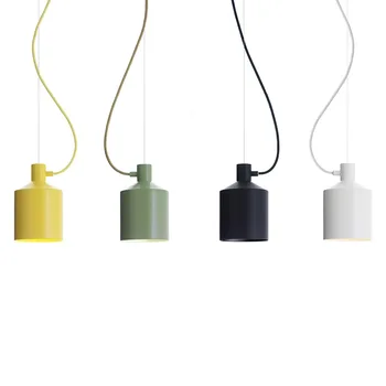 

Nordic Modern Restaurant Aluminum Pendant Lamp Cafe Lamp Living Room Decoration Lamp Free Shipping Simple Bedroom Study Bar Iron