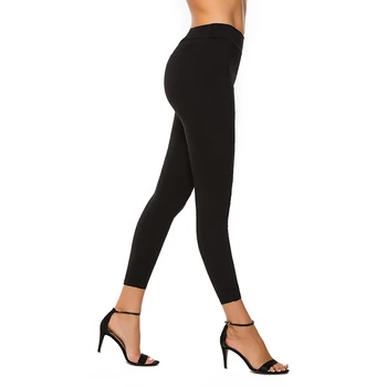 

New Fitness Leggings Solid Color Breathable Casual Pants Women's Leggings Stretch Slim Trousers Women's High Waist Sports