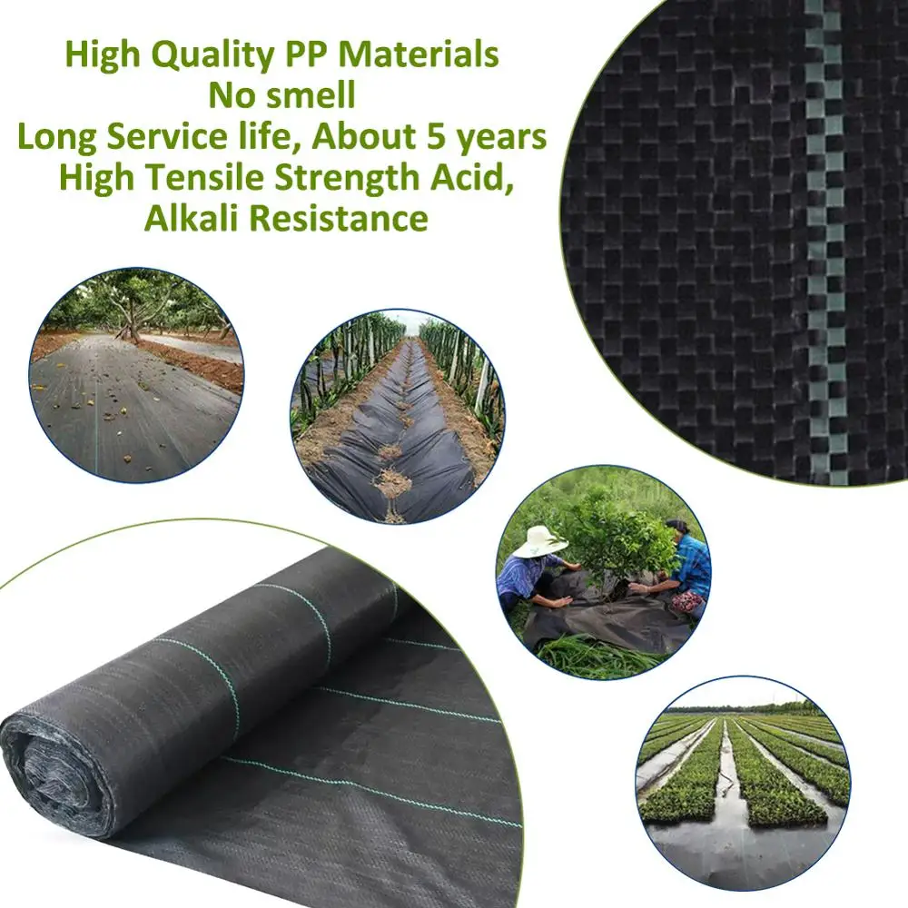 

Ecology Agricultural Permeable Weeding Cloth Garden Orchard PE Anti-Grass Ground Mats Greenhouse Weed Barrier Fabric Plant Cover