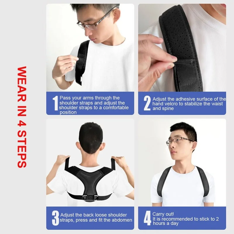 Adjustable Posture Corrector for Men and Women Back Support Waist Belt Waist Support Straight Corrector