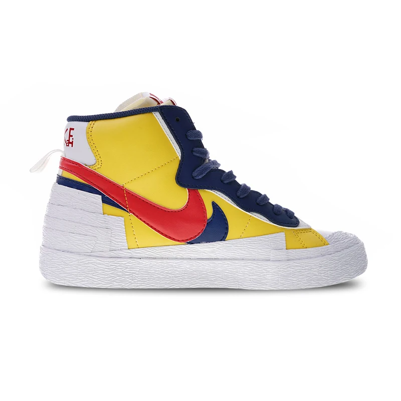 SACAI X Nike Блейзер обувь для скейтбординга спортивный светильник Классический Досуг AA383-400 для мужчин 40-45