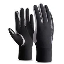 Drop Ship Winter Gloves Unisex Touch Screen Thermal Warm Ski Camping Hiking Motorcycle MTB Bike Full Finger Gloves Black M L XL