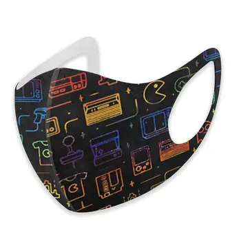 

Game Video Gaming Pattern print The stylish windproof and dustproof mask can clean the dustproof external shielding cloth.