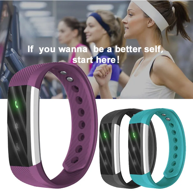 ID115 плюс умный браслет с Bluetooth спортивные шагомер часы фитнес бег трекер ходьбы