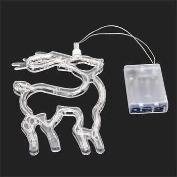 

LED Christmas Lights Battery Hanging Decoration Xmas Tree Party Wedding Window