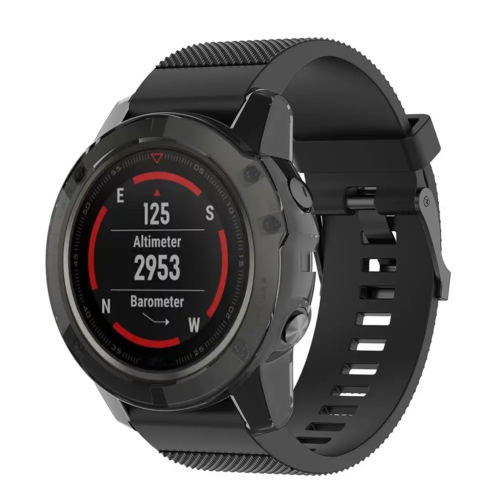 Ультратонкий Мягкий ТПУ защитный чехол для Garmin Fenix 5X Fenix5X защитный чехол умных часов Силиконовый чехол s