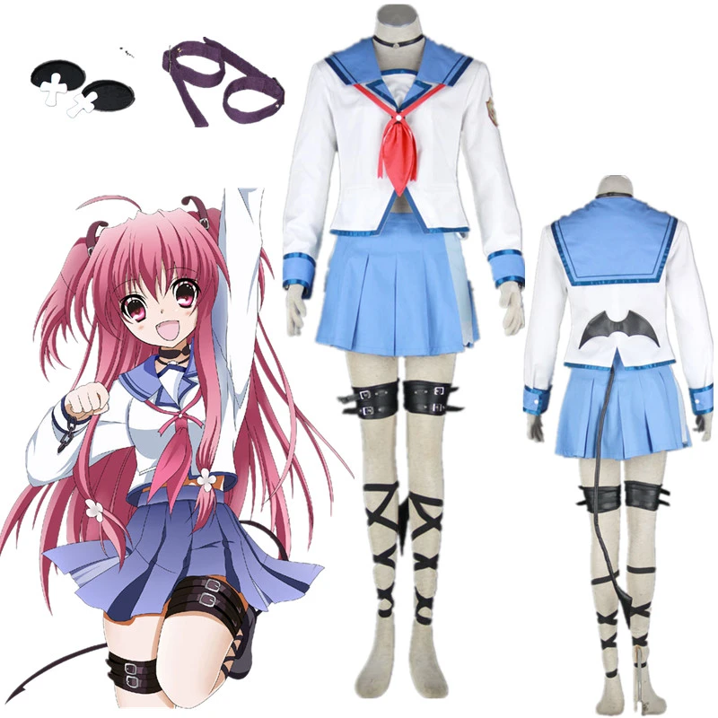 Angel Beats Yui Halloween Cosplay Kostuum School Uniform Halloween Anime Costumes Aliexpress