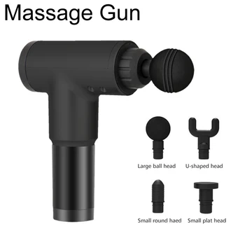 

Massage Gun Muscle Exercise Bosster Training Body Relaxation Muscles Relaxing Therapy Relief Pains Deep Tissue Massager Machine