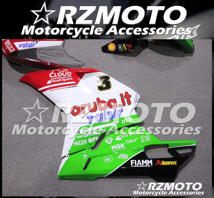 Мотоциклетный обтекатель abs подходит для DUCATI 848 1098 2007-2012 корпусные детали прессформы Магазин № 0381