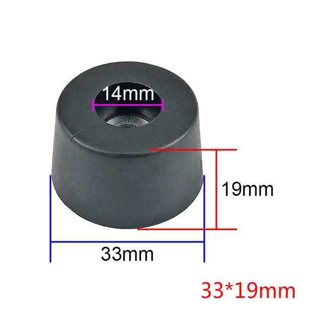 GHXMedals-Pied de support de haut-parleur, amortisseur de haut-parleur,  caoutchouc non ald, amplificateur, accessoires audio, 30x10mm, 40x10mm, 4  pièces - AliExpress