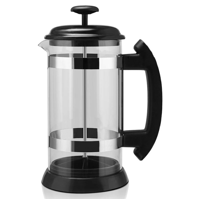 

French Press Coffee/Tea Brewer Coffee Pot Coffee Maker Kettle 1000Ml Stainless Steel Glass for Coffee Drinkware