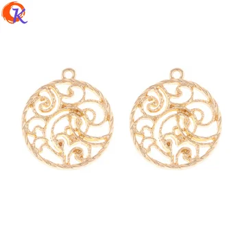 

Cordial Design 100Pcs 21*24MM Jewelry Accessories/Earring Connectors/Round Coin Shape/Hand Made/DIY Accessories/Earring Findings