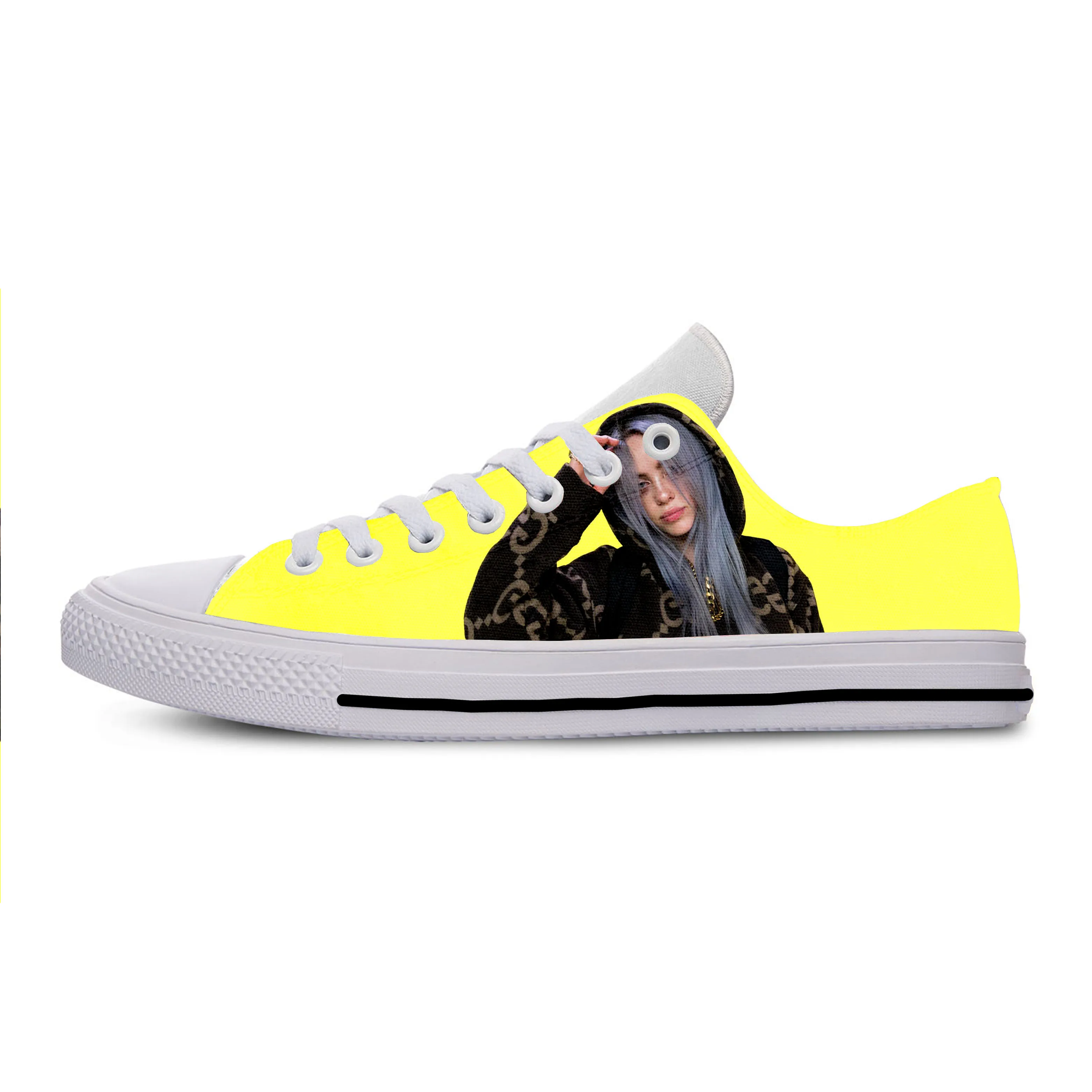 Billie Eilish 4 Billie Eilish Последняя Мода 3D спортивная обувь для мужчин/Женская обувь высокого качества в стиле Harajuku 3D печать Billie Eilish повседневная обувь - Цвет: Billie Eilish 4