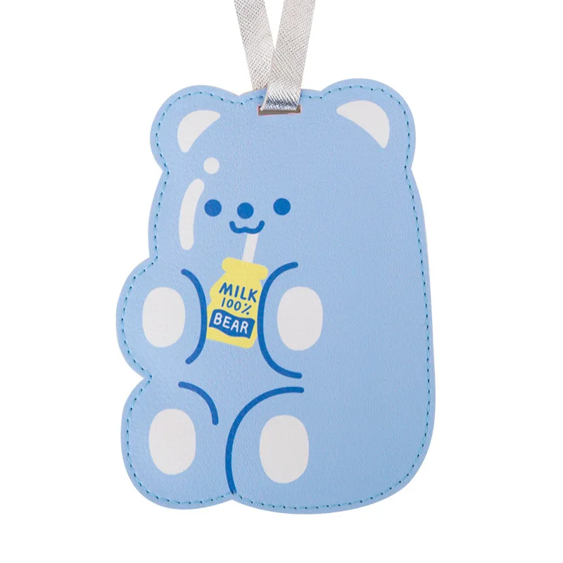 Bentoy мультфильм Медведь багажные бирки женские дорожные аксессуары Чемодан Адрес