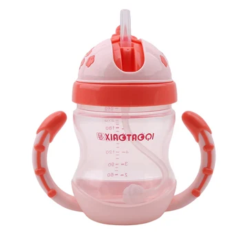 

Hot High Quality Top Selling Cartoon Learn to Drink Cup with Handles Kids Children Baby Bottle Cute Design for Learning Drinking