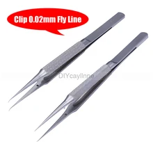 Прецизионный Пинцет из нержавеющей стали, зажим 0,02 мм, перемычка Pinzas пинцет, пинцет для материнская плата для Iphone, инструменты для ремонта телефонов