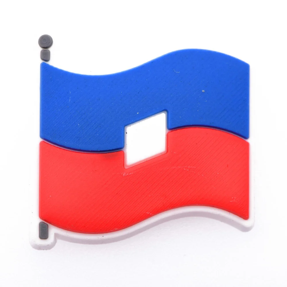 Country Different Flag Shoes Charms Soft PVC Shoe Accessories For Clog