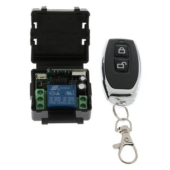 

433Mhz Wireless Remote Control Switch DC 12V 1CH Relay Receiver Module + Remote Control