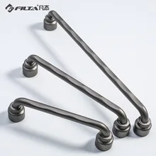 Стиль современный минималистичный американский стиль черный и белый с узором цинковый сплав ручка ящика шкафа фурнитура Nort