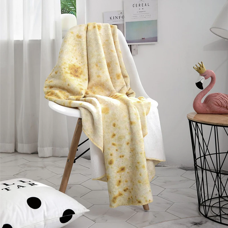 

Soft Warm Flannel Blankets For Beds Round Burrito Tortilla Wrap Blanket Sofa Throw Picnic Travel Blankets