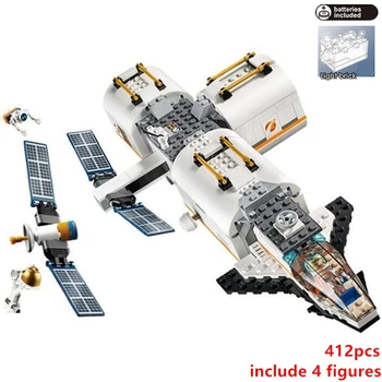 

2020 NEW Aerospace Creator Lunar Space Station Spacecraft Shuttle City Car Building Blocks Classic Model Bricks Kits Sets ideas