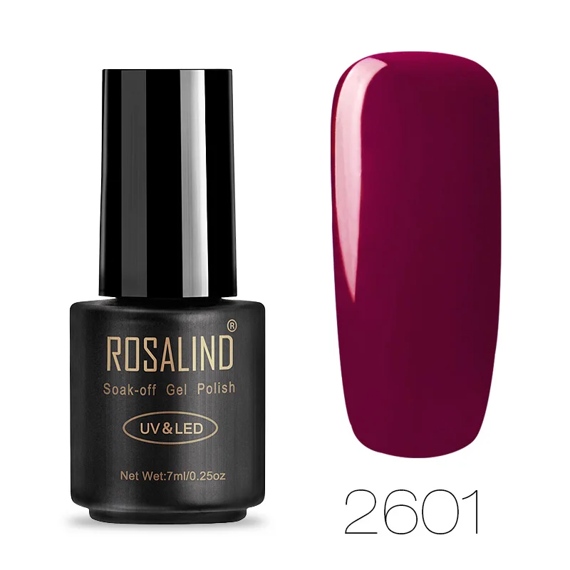 RA2601 ROSALIND лак для ногтей гель наращивание ногтей отмачиваемый УФ Полупостоянный светодиодный Маникюр Гибридный гвоздь лак гель Лаки - Цвет: RA2601