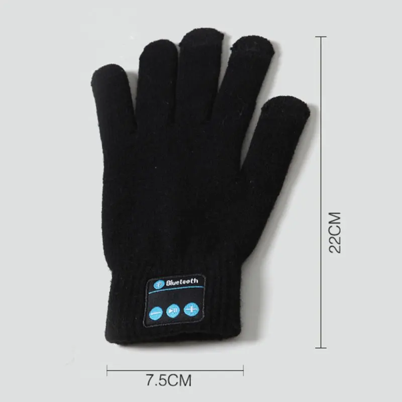Bluetooth 3,0 женские перчатки Зимние перчатки вязаные варежки для мобильного телефона