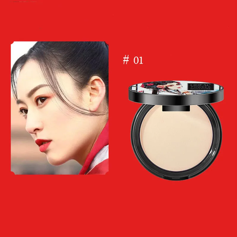 High Quality Pressed Powder Makeup Brightening Long-lasting Waterproof Face Compact Powder Moisturizing Makeup Powder Cake