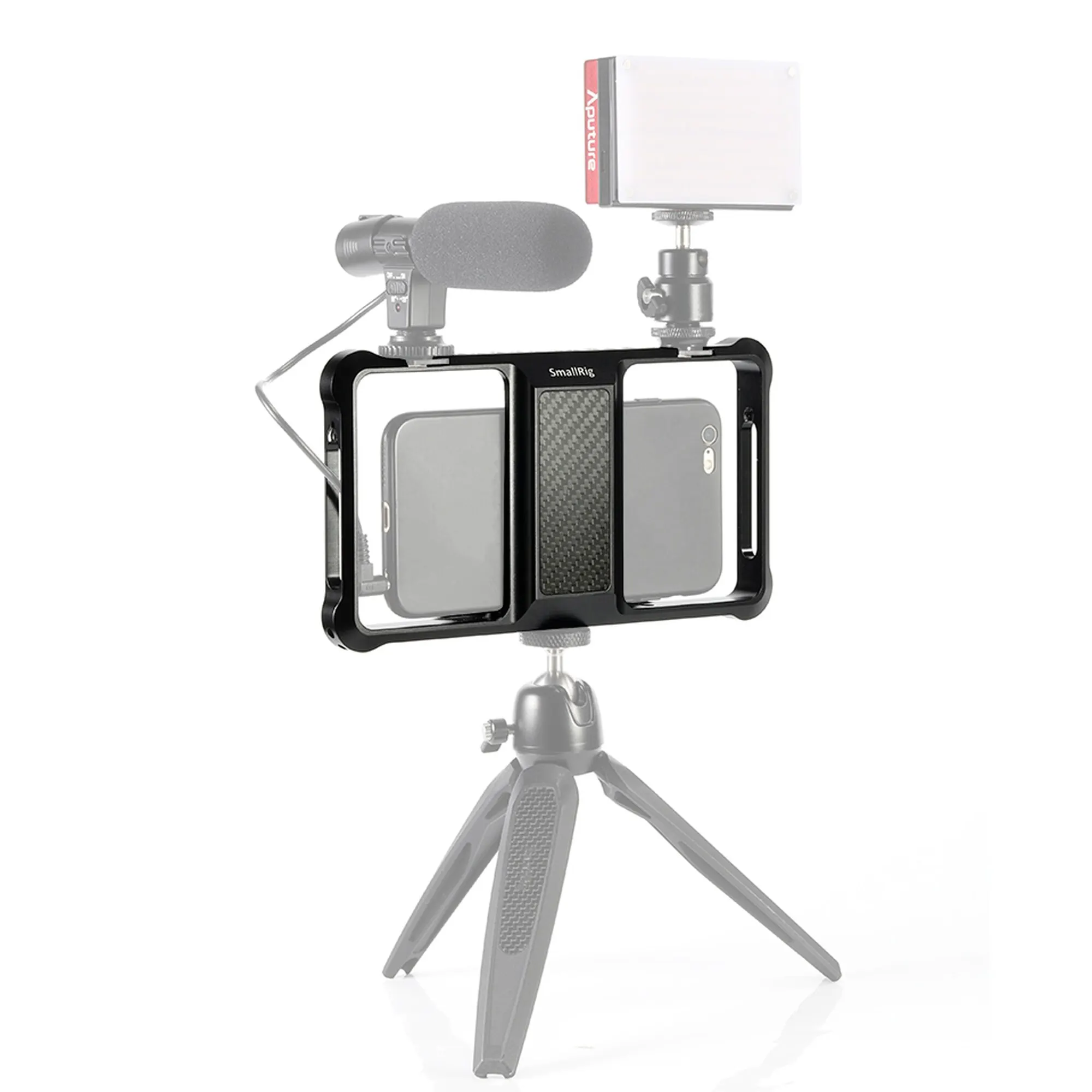 SmallRig Standard Universal Mobile Phone Cage Mobile Phone Holder For Vlogging Vlog Video Rig 2391