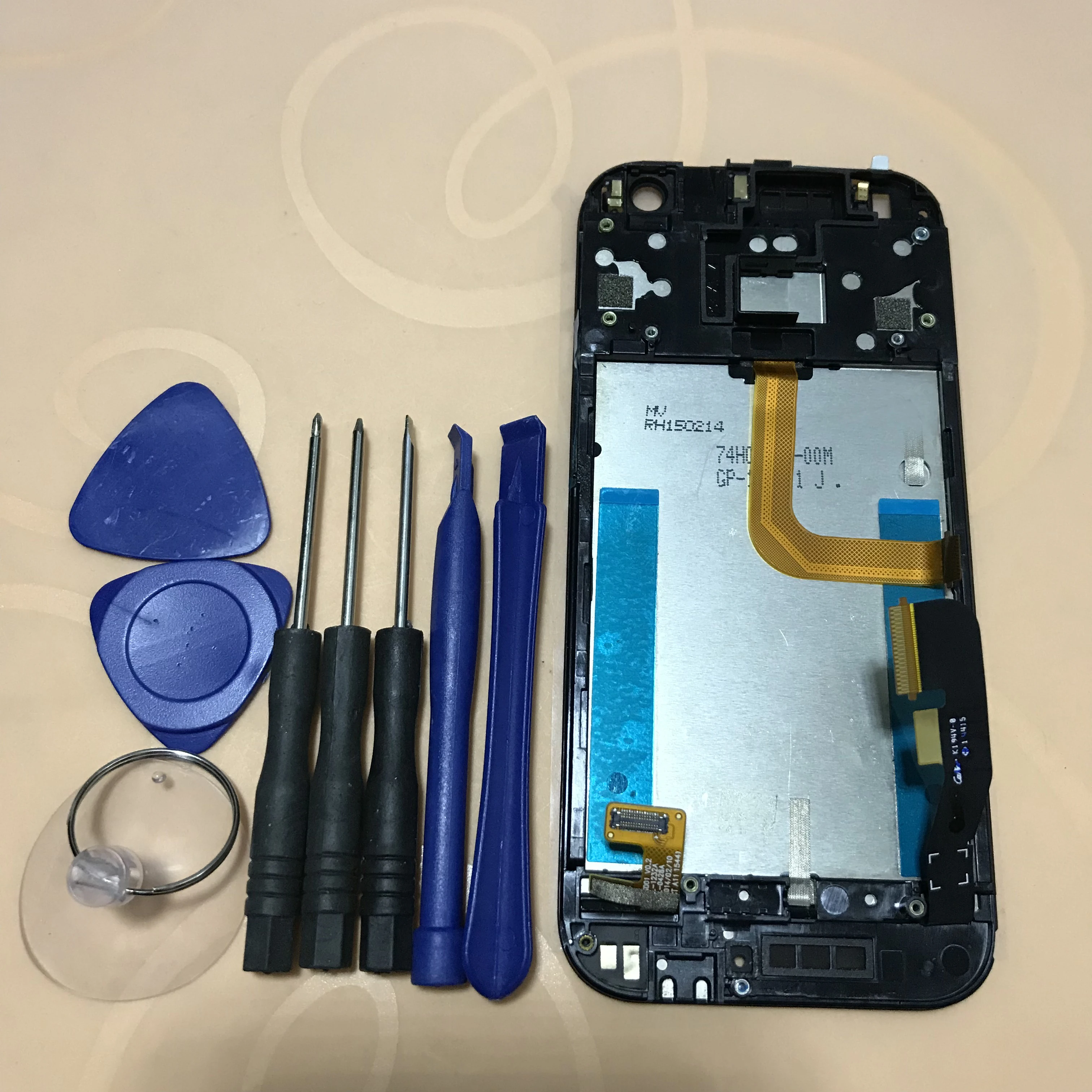 Для One Mini 2 M8 сенсорный экран дигитайзер сенсорная панель стекло + ЖК-дисплей
