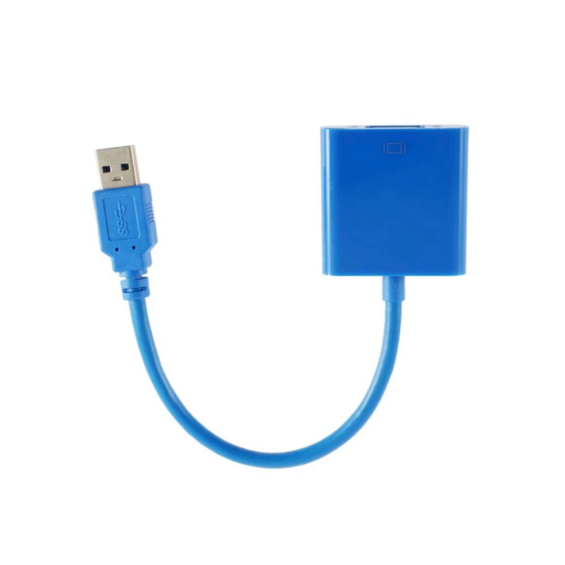USB 3,0 к VGA Мульти-дисплей адаптер конвертер USB 3,0 к VGA видео Графическая карта кабель