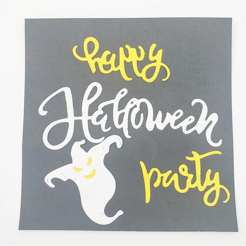 

Happy Halloween Metal Cutting Dies Scrapbook Paper Craft Decoration Dies Scrapbooking