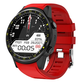 

GPS Smart Watch Men with SIM Card F1 Smart Watches Heart Rate Detection Sport Phone Connected Watch Android IOS Clock Red