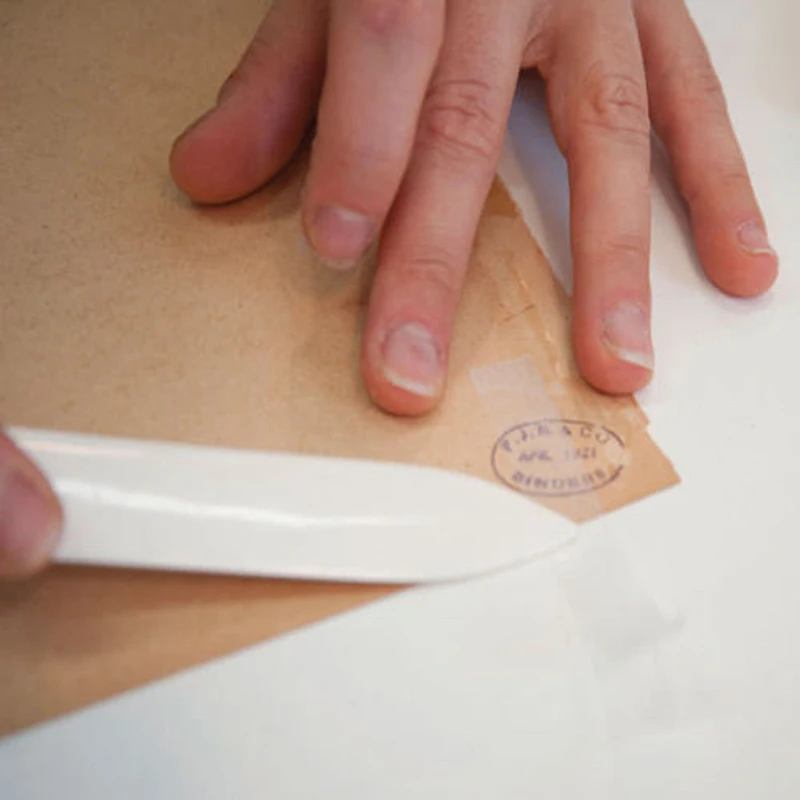 

New 15CM Natural Bone Folder Tool For Scoring Folding Creasing Paper Leather Crafts for Handmade Leathercraft Accessories