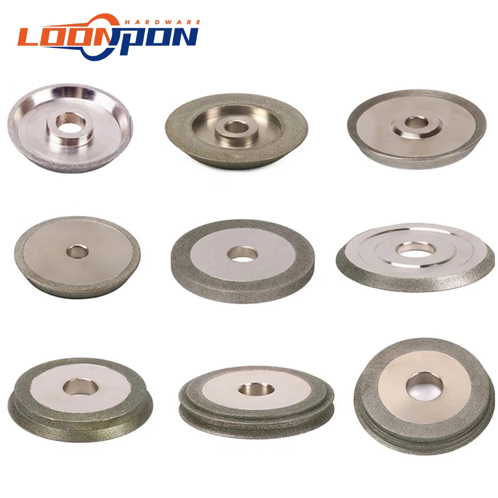 78-85mm Diamond Grinding Wheel Electroplate Grinding Circle 150Grit Grinder for Carbide Metal Tungsten Steel Milling Cutter resin diamond grinding wheel grinder grinding wheel bowl type tungsten steel cemented carbide grinding wheel