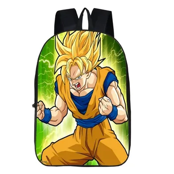 

Hot Dragon Ball Z Goku Bags Children Boys Girls Backpack Fashion Colourful Pattern Laptop Backpack Back to School