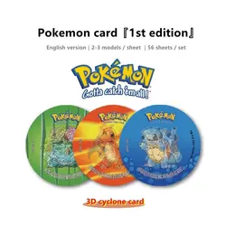 Tazos – cartes Pokémon brillantes 3D, Collection Cheetos en édition limitée, jeu d'anime, jouets pour enfants, 1996 