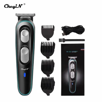 

4 Combs USB rechargeable Hair Clipper Adjustable Blade Trimmer Beard hair cutter machine beard Men Electric Hair Cut Kids Adults