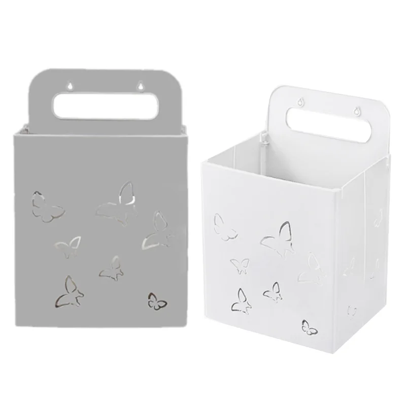 

2 Pack Laundry Basket Collapsible Dirty Laundry Hamper , Hanging Laundry Basket with Handle Storage Basket(Gray+White)
