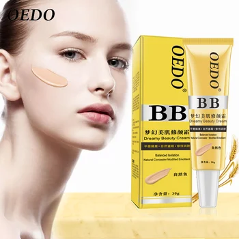 

Fantasy Natural Concealer BB Cream Emollient Make-up Whitening Foundation Brightening Oil Control Moisturizing Beauty Cream30G