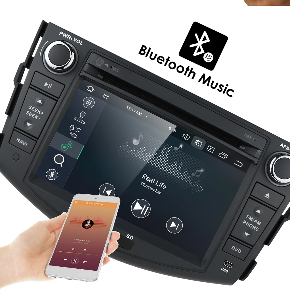 Octa 8 Core автомобильный DVD gps навигации плейер Android 9,0 автомобильный мультимедийный плеер для toyota rav4 2006-2011 DSP ips SWC OBD DTV RDS 4G