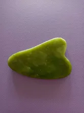 Gua Sha-Rodillo masajeador Facial, herramienta de belleza para el cuidado de la piel, piedra de Jade Kamien, masaje Facial