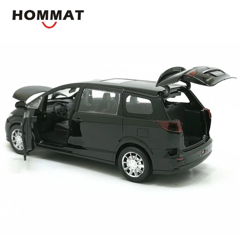 Весы HOMMAT 1:32 Toyota Previa MPV металлические Литые диски и игрушечные автомобили модели