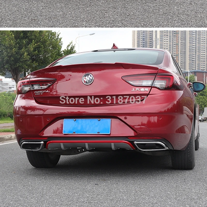 

For B Excelle Body kit bumper rear lip rear spoiler 2016 ABS Plastic Rear Diffuser Bumper Trunk Protector Cover Car Styling