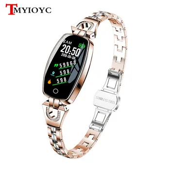 

H8 Smart Band Woman Fitness Tracker Lady Heart Rate Monitor Blood Pressure Step Smart Bracelet IP67 Waerproof wristband for Girl