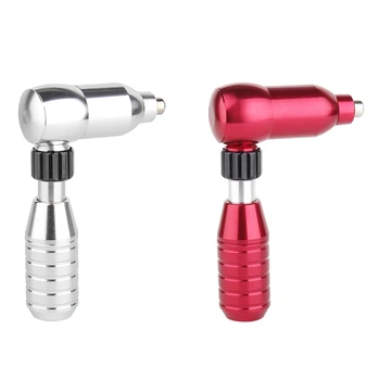 

2x Rca Interface Rotatable Tattoo Tattoo Machine Permanent Body Art Painting Tool Red & Silver
