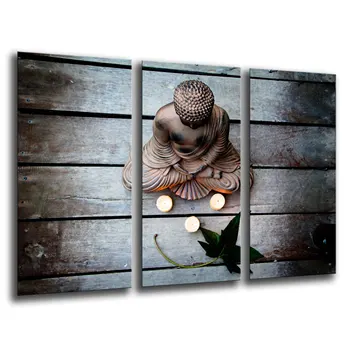 

Buddha Buddha Relaxation, Relax, Zen, photo print on wood, modern picture decorative 26141