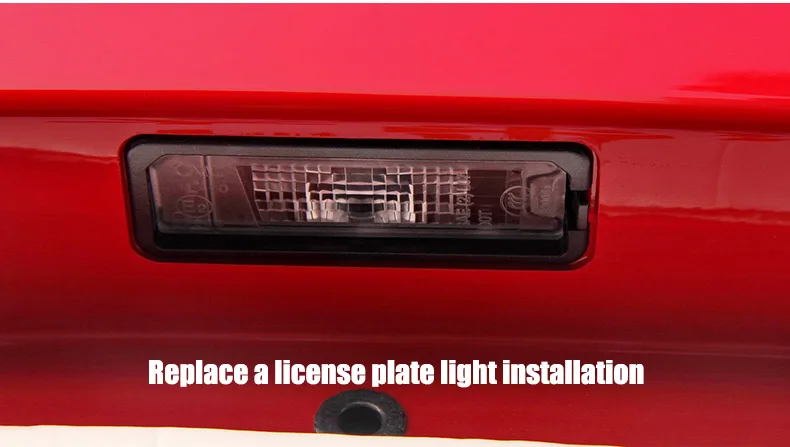 1172 Replace a license plate light installation