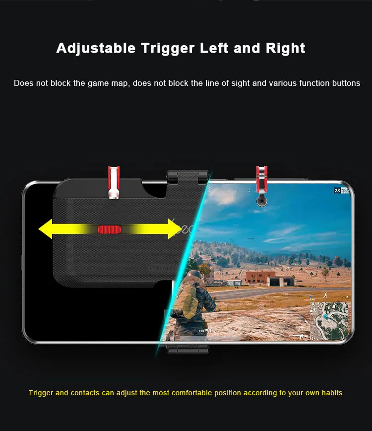 IPega PG-9137 игровой контроллер триггер джойстик для PUBG Joypad L1 R1 Кнопка цель ключ шутер телефон геймпады игры аксессуары