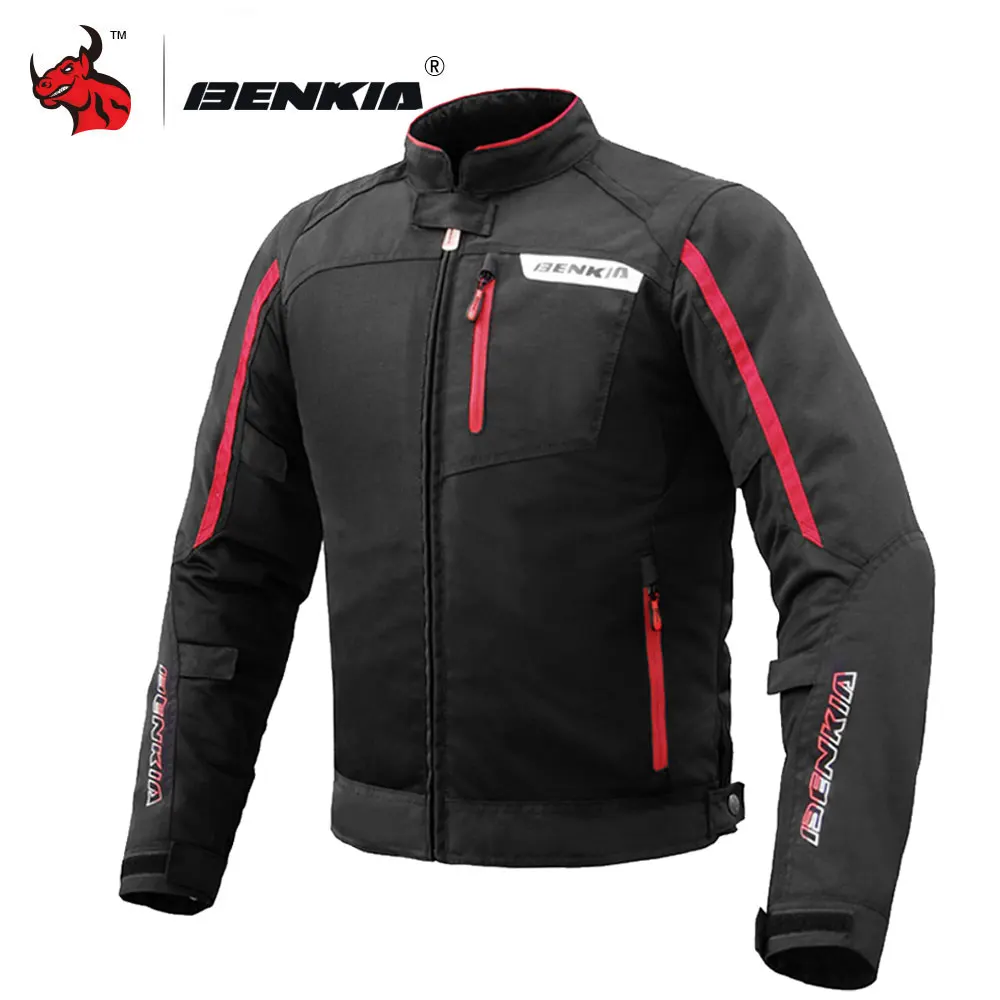 

BENKIA Summer Men Motorcycle Jacket Motocross Off-Road Racing Jacket Moto Jacket Breathable Mesh Moto Jacket Protective Gear